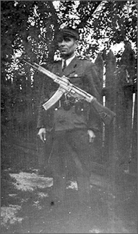 1946. An unknown and unidentified soldier from the Capt. “Uskok’s” unit, nom de guerre "Słowik” shot (executed?) by the UB. 