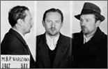 Lieutenant Józef Rzepka - Wolnosc i Niezawislosc - WiN. Photo taken by Polish secret police, the UB in 1947 after his capture.